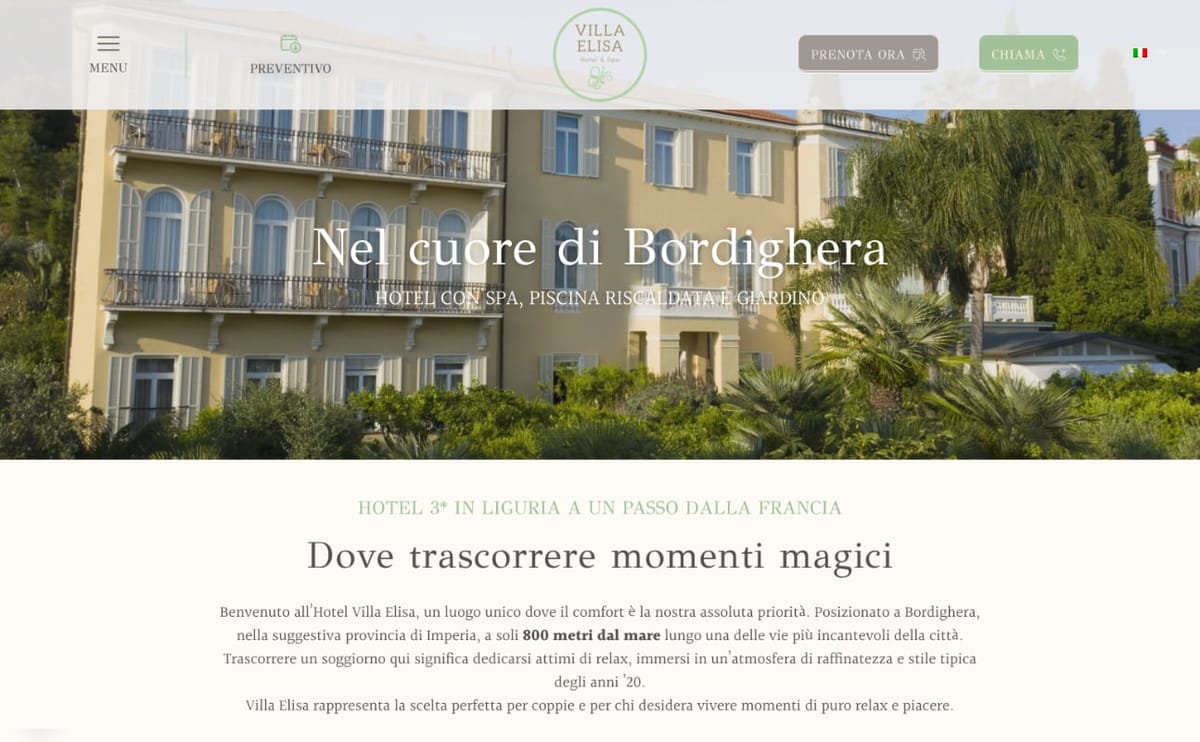 Hotel Villa Elisa a Bordighera